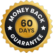 60-day money-back guarantee badge